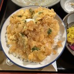 ハゲ天 - かき揚げ丼にしてみました