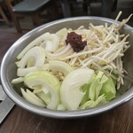 ニュー柳屋食堂 - とんちゃん焼定食　野菜