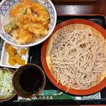 味奈登庵 - 料理写真:天丼ミニそばセット　1160円税込
