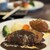 キッチン兆 - 料理写真:デミグラスハンバーグセット。美味しすぎて、ひとくちも娘から食べさせてもらえませんでした。