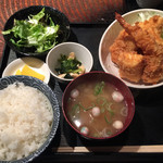 丸一伊澤水産 - フライ定食 800円