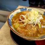 釣宿酒場 マヅメ - ﾓﾂ煮込み(根菜系は入っていない…)
