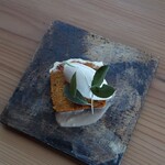 さじこよみ - veganキャロットケーキ　自家製豆乳ジェラート