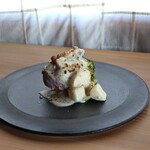 さじこよみ - 根菜と牡蠣の豆腐グラタン風