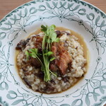 さじこよみ - 豚肉の柑橘煮込みとリゾット