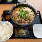 吉野家 - とんこつ醤油牛鍋膳