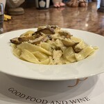 Lamp - 松茸と鶏ササミのクリームタリアテッレ