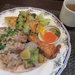 ジュイップ - 豚フィレのソテー マスタードクリームソース1,000円＋ホットコーヒー100円