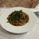 Lamp - 自家製サルシッチャとニラ、中国山椒のアラビアータ