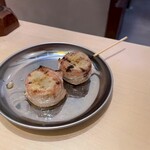 野菜巻き串と焼き鳥 串とメシにはサケキタル。 - 