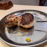 野菜巻き串と焼き鳥 串とメシにはサケキタル。 - 