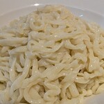 純手揉み中華 れん - 羽田製麺に多加水太ちぢれ麺