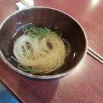 にこすたいる - 三輪にゅう麺（ムカゴ入り）