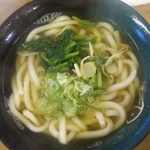 朝市食堂 - かけうどん