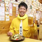 Okonomiyaki Mori - 黄ニラの生産者で有名な黄ニラ大使の植田さん。