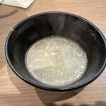 なりたけ - 味を薄めるスープ。