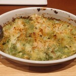 トラットリア イル バッコ - タラと白子の香草バター焼き