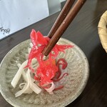 食堂 小野 - 【2025.12.14(日)】かつ丼の漬物