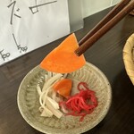 食堂 小野 - 【2025.12.14(日)】かつ丼の漬物