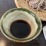 食堂 小野 - 【2025.12.14(日)】かつ丼小ざるそばセットのスープ