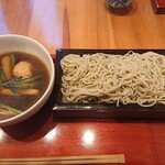 ひろしま 蕎麦人 - R7.12.14冷たい鴨せいろ1600円に大盛350円。