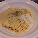 麺処 にぼし香 - 浅利とガーリックバターの和え玉