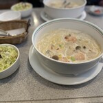 ミオ・パスタ - 小海老とチキンのクリームスープ
