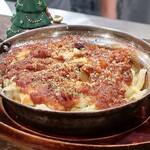  白菜のボロネーゼオーブン焼き