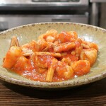 ごぼうと鶏のちょい辛ニョッキトマトソース