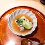 銀座 しのはら - 合鴨と月輪熊の鍋