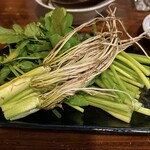 いりそ - 鍋に入れるセリ