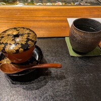 きはる - お湯割りと最初の一品は？