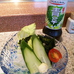 ミニなサラダが付きます