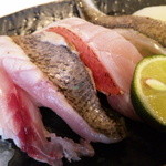 熱海一寿し - 炙りネタにはスダチとお塩で