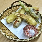 ふじわら - 活カニ足天麩羅