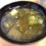 ふじわら - 味噌汁