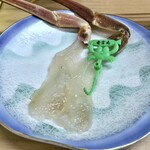 ふじわら - 活カニみそ甲羅焼(みそシャブ付き)