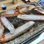 ふじわら - 活焼カニ(炭火焼)