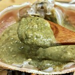 ふじわら - 活カニみそ甲羅焼