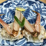 ふじわら - 活焼カニ(炭火焼)