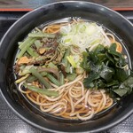 名代富士そば - 料理写真:山菜そば(温)\570