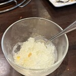 炭火焼肉 にく式 - ゆずシャーベット