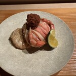 XEX ATAGO GREEN HILLS / tempura & sushi An - 蟹と蟹味噌