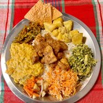 カレー喫茶 イシダ - チキンカレーの具材多め