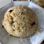 ワン・ツウらーめん - 料理写真:Aセット　担々麺・ミニチャーハン・餃子（4ケ）1,170円　ミニチャーハンを普通盛りに変更＋200円