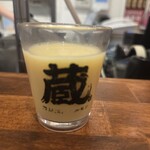 深川ホルモン蔵 - 食後のバナナジュース（サービス）