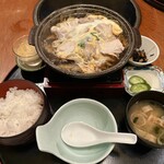 山翠 - 奥久慈軍鶏柳川鍋御膳