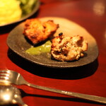 タンドールバル カマルプール - タンドリーチキン（ミントソース付）