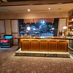 作並温泉 湯の原ホテル - フロントのバーカウンター