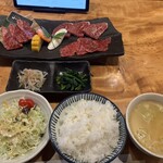 黒毛和牛専門店 もうもう亭 - お好み定食Ａセット